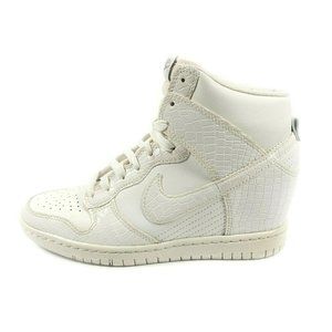Nike Dunk Sky Hi Hidden Wedge Croc Print Leather